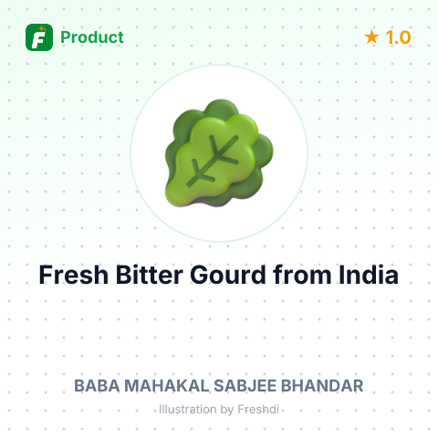 Fresh Bitter Gourd – summary card, no photo uploaded yet