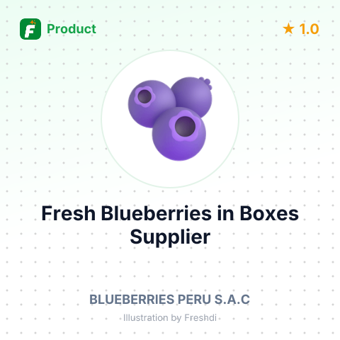 Fresh Blueberries in Boxes – summary card, no photo uploaded yet