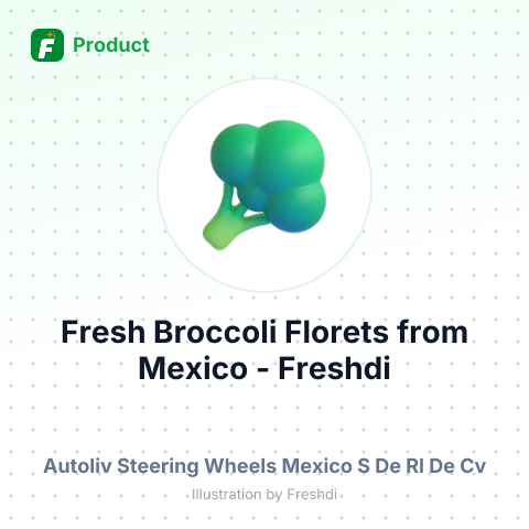 Fresh Broccoli Florets – summary card, no photo uploaded yet