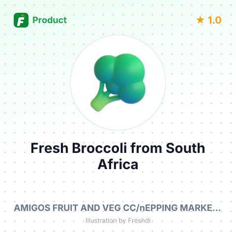 Fresh Broccoli – summary card, no photo uploaded yet
