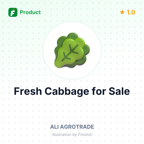 Fresh Cabbage – product summary card, no photo uploaded yet