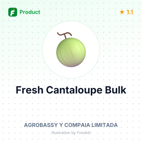 Fresh Cantaloupe Melon – summary card, no photo uploaded yet