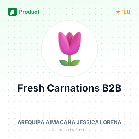 Fresh Carnations (Clavel) – summary card, no photo uploaded yet