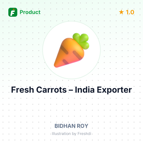 Fresh Carrots – product summary card, no photo uploaded yet