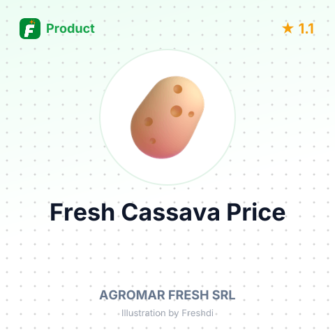 Fresh Cassava – summary card, no photo uploaded yet