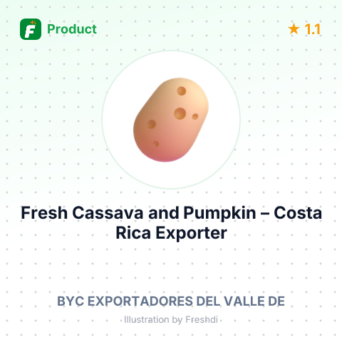 Fresh Cassava and Pumpkin – summary card, no photo uploaded yet