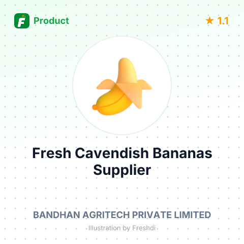 Fresh Cavendish Bananas – summary card, no photo uploaded yet
