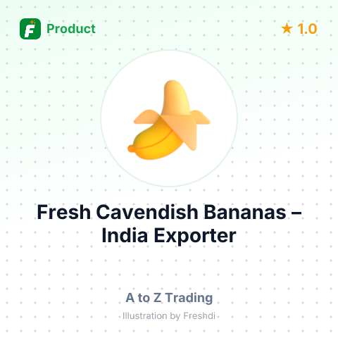 Fresh Cavendish Bananas – summary card, no photo uploaded yet