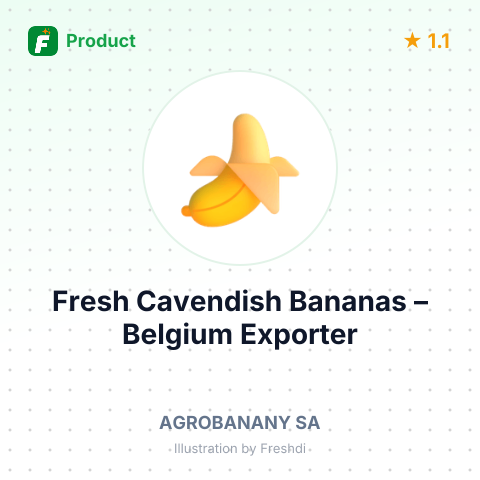 Fresh Cavendish Bananas – summary card, no photo uploaded yet