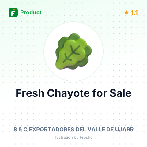 Fresh Chayote – summary card, no photo uploaded yet