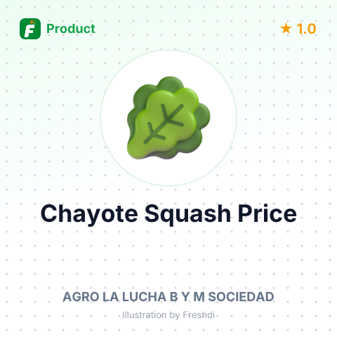 Fresh Chayote Squash – summary card, no photo uploaded yet