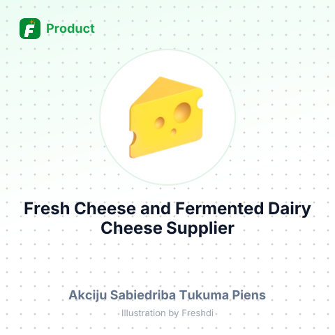 Fresh Cheese and Fermented Dairy Cheese – summary card, no photo uploaded yet