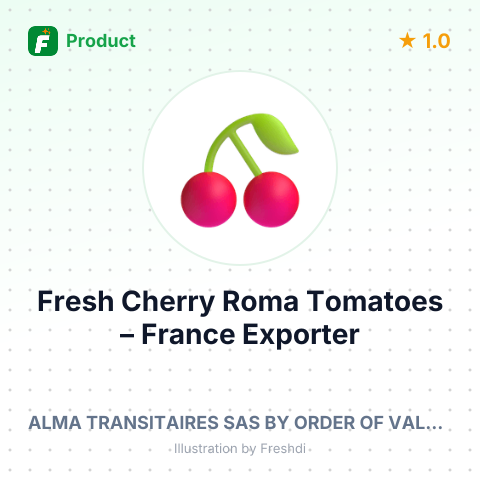 Fresh Cherry Roma Tomatoes – summary card, no photo uploaded yet