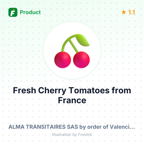 Fresh Cherry Tomatoes – summary card, no photo uploaded yet