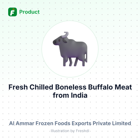 Fresh Chilled Boneless Buffalo Meat – summary card, no photo uploaded yet