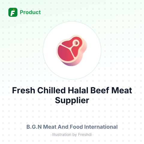 Fresh Chilled Halal Beef Meat – summary card, no photo uploaded yet