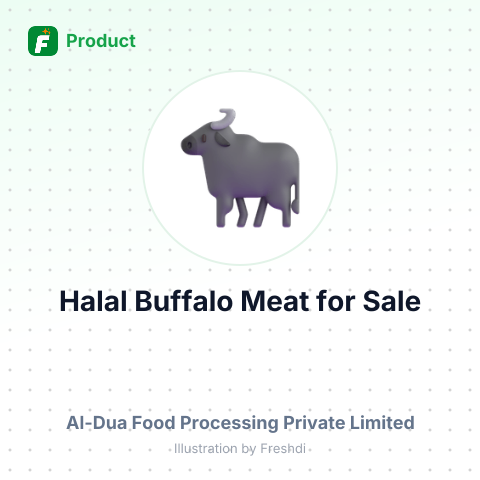 Fresh Chilled Halal Boneless Buffalo Meat – summary card, no photo uploaded yet