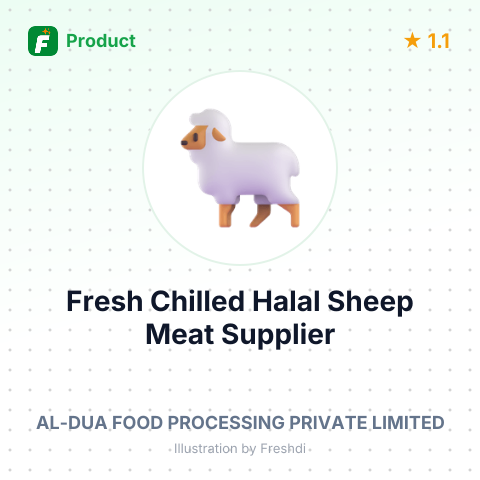 Fresh Chilled Halal Sheep Meat – summary card, no photo uploaded yet