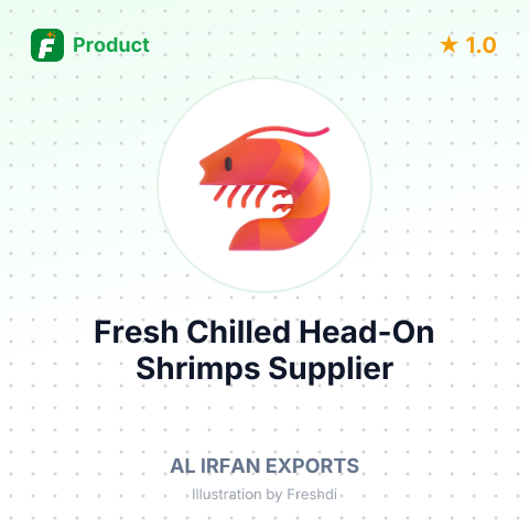 Fresh Chilled Head-On Shrimps – summary card, no photo uploaded yet
