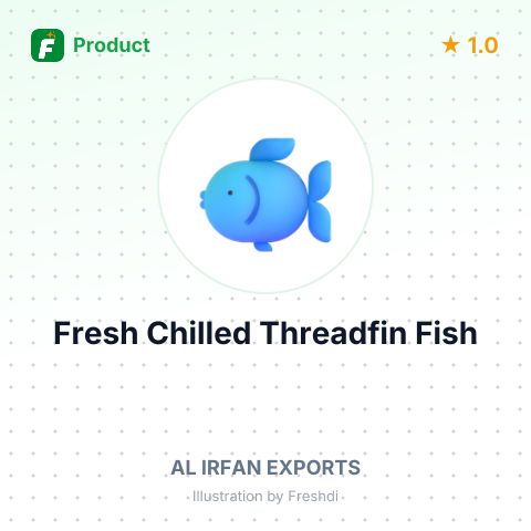 Fresh Chilled Threadfin Fish – summary card, no photo uploaded yet