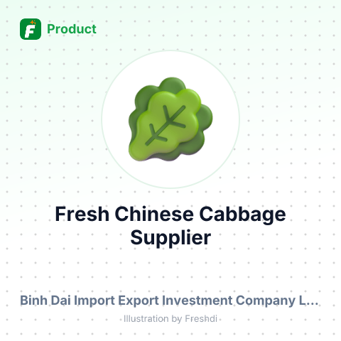 Fresh Chinese Cabbage (Bok Choy) – summary card, no photo uploaded yet