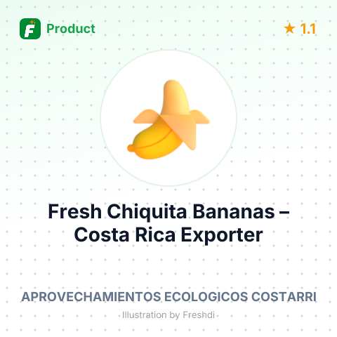 Fresh Chiquita Bananas – summary card, no photo uploaded yet