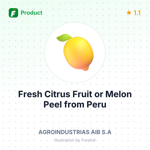 Fresh Citrus Fruit or Melon Peel – summary card, no photo uploaded yet