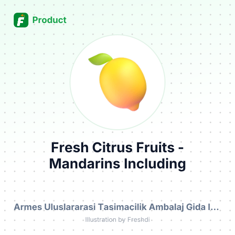 Fresh Citrus Fruits - Mandarins, Including Tangerines and Satsumas – summary card, no photo uploaded yet