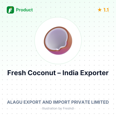 Fresh Coconut – summary card, no photo uploaded yet