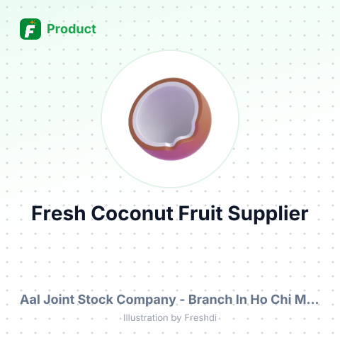 Fresh Coconut Fruit – summary card, no photo uploaded yet
