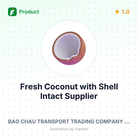 Fresh Coconut with Shell Intact – summary card, no photo uploaded yet