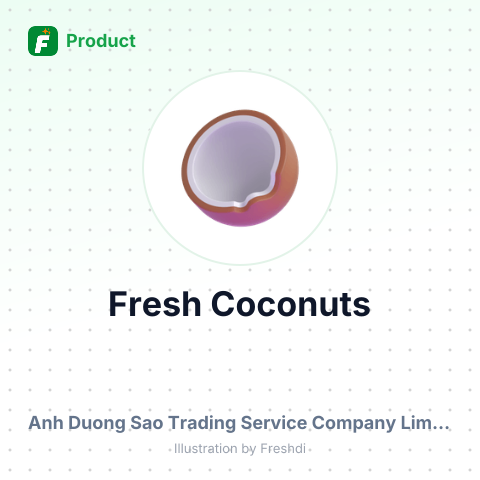 Fresh Coconuts – summary card, no photo uploaded yet