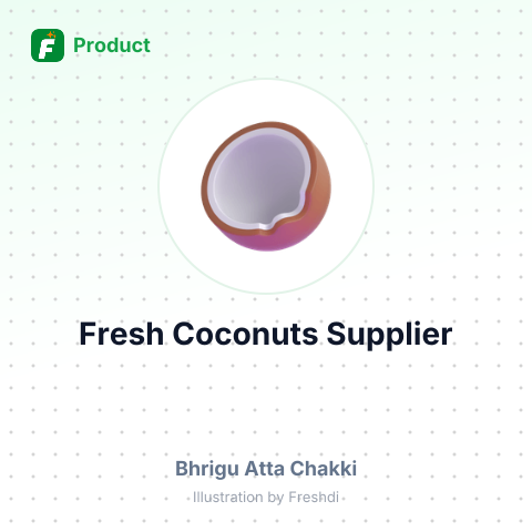 Fresh Coconuts – summary card, no photo uploaded yet
