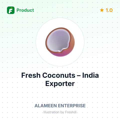 Fresh Coconuts – summary card, no photo uploaded yet