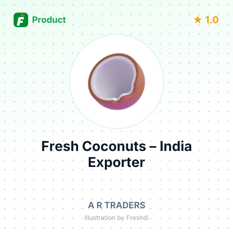 Fresh Coconuts – summary card, no photo uploaded yet