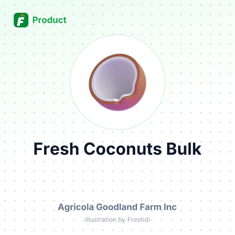 Fresh Coconuts – summary card, no photo uploaded yet