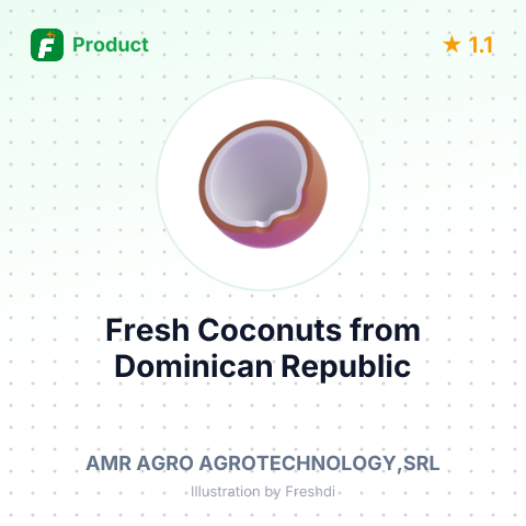 Fresh Coconuts – summary card, no photo uploaded yet