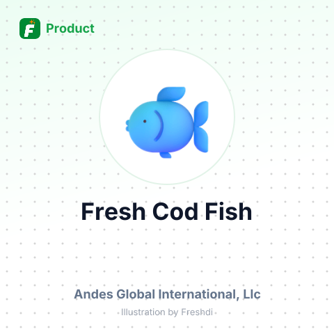 Fresh Cod Fish – summary card, no photo uploaded yet