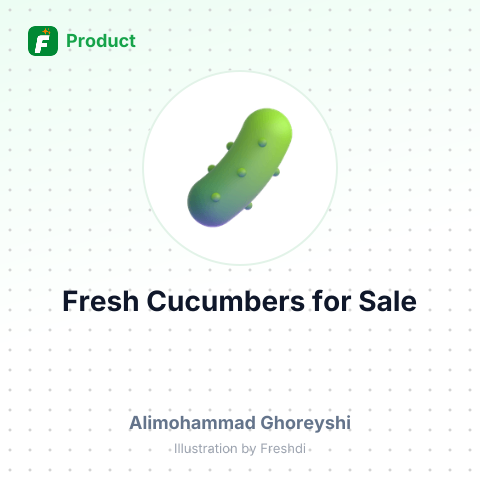 Fresh Cucumbers – summary card, no photo uploaded yet
