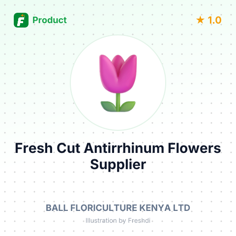 Fresh Cut Antirrhinum Flowers – summary card, no photo uploaded yet