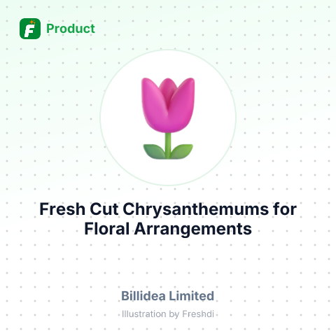 Fresh Cut Chrysanthemums for Floral Arrangements – summary card, no photo uploaded yet