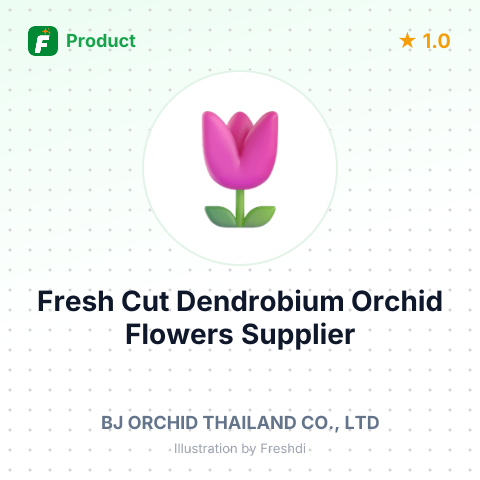 Fresh Cut Dendrobium Orchid Flowers (Sonia-Yellow) – summary card, no photo uploaded yet