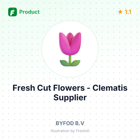 Fresh Cut Flowers - Clematis – summary card, no photo uploaded yet