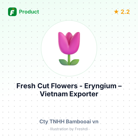 Fresh Cut Flowers - Eryngium – summary card, no photo uploaded yet