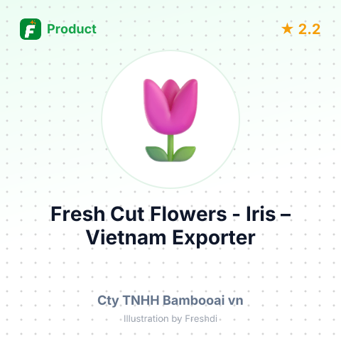 Fresh Cut Flowers - Iris – summary card, no photo uploaded yet