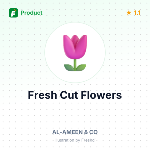 Fresh Cut Flowers – summary card, no photo uploaded yet