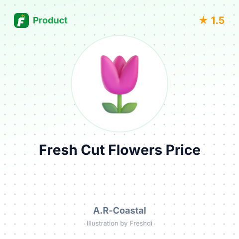 Fresh Cut Flowers – summary card, no photo uploaded yet