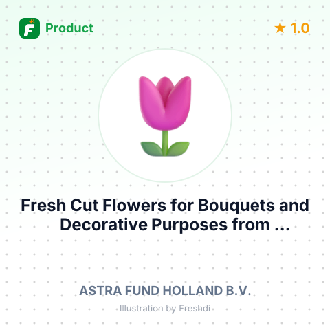 Fresh Cut Flowers for Bouquets and Decorative Purposes – summary card, no photo uploaded yet