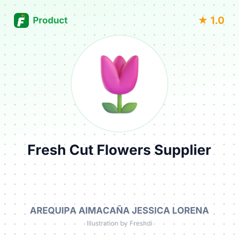Fresh Cut Flowers – summary card, no photo uploaded yet