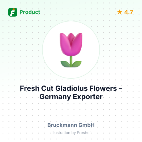 Fresh Cut Gladiolus Flowers – summary card, no photo uploaded yet